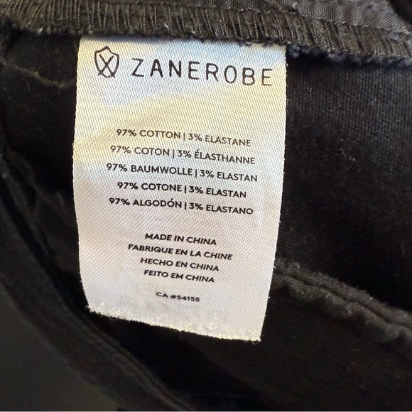 Zanerobe Stretch Denim Drop Crotch Slim Jogger Pants 32 Black - Picture 8 of 10
